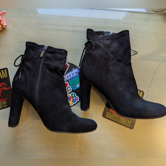 Suede Booties - Picture 4 of 8